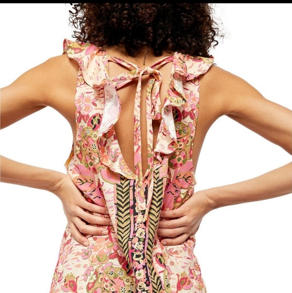 Free People Linen Summer In Tulum Dress Tunic Size XS - Picture 4 of 11